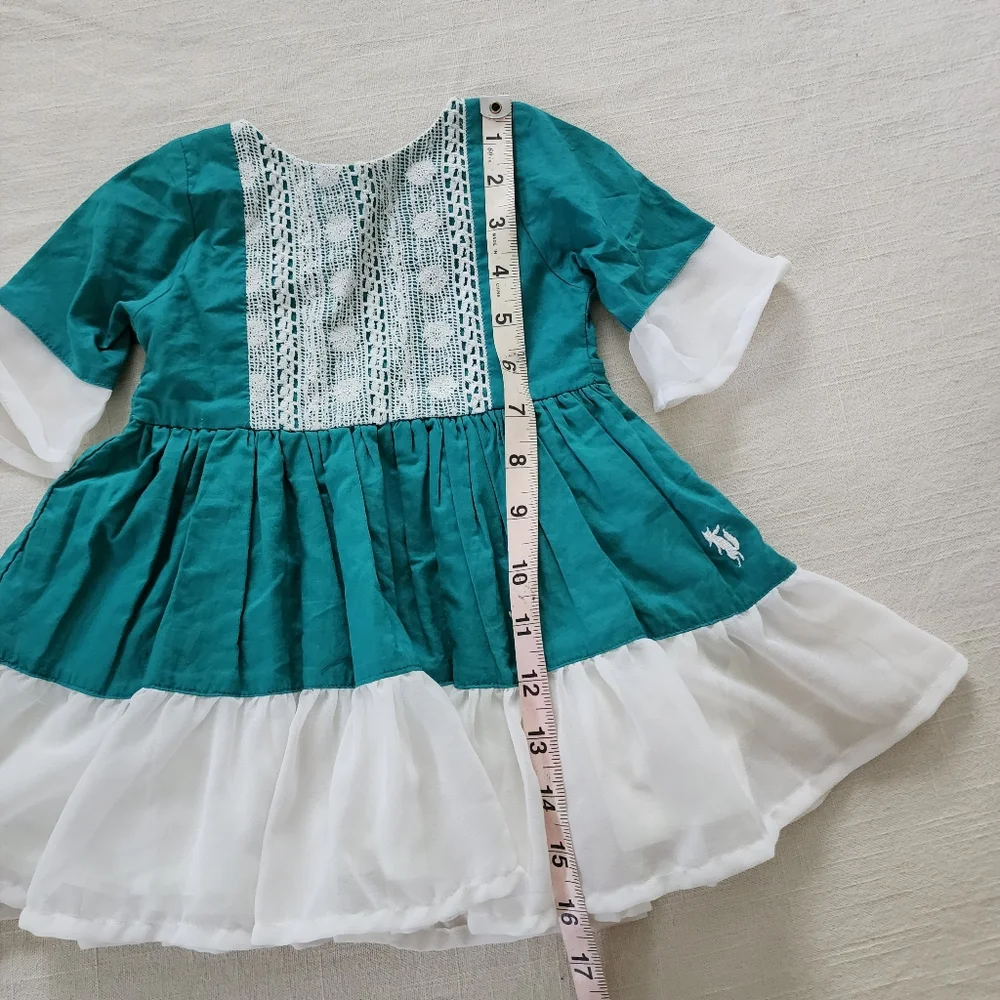 Well dressed wolf blue lace dress 12 months
